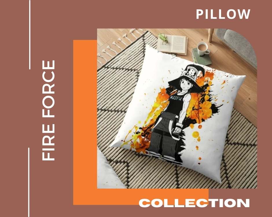 No edit fire force PILLOW - Fire Force Store