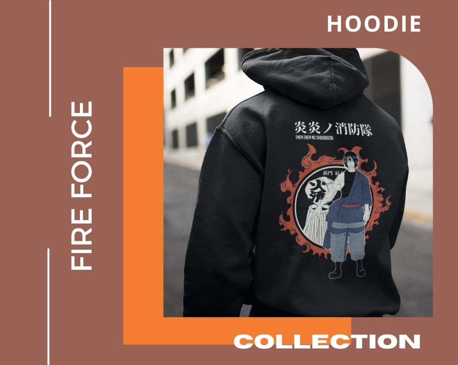 No edit fire force hoodie - Fire Force Store
