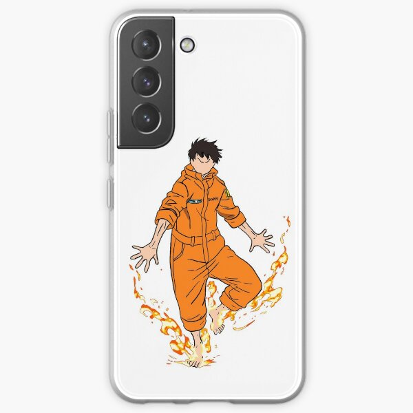 Shinra Kusakabe - Fire Force Samsung Galaxy Soft Case RB2806 product Offical fire force Merch