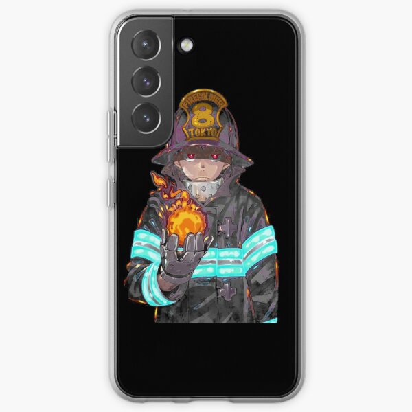Fire Force Shinra| Perfect Gift | Force gift Samsung Galaxy Soft Case RB2806 product Offical fire force Merch