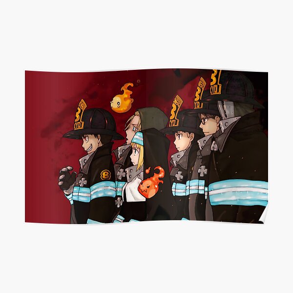 Fire Force 2 Poster RB2806 product Offical fire force Merch