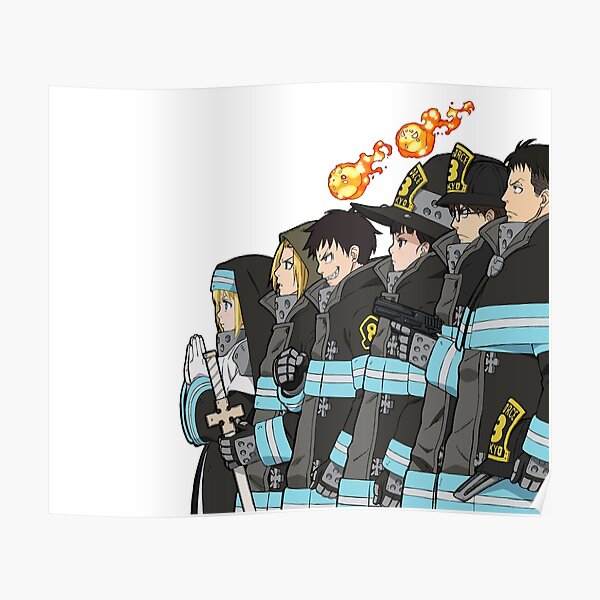 Special Force Company 8 - Fire Force Poster RB2806 product Offical fire force Merch