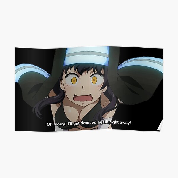 Tamaki anime fire force Poster RB2806 product Offical fire force Merch