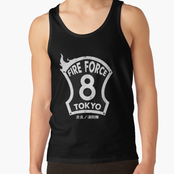 Anime Fire Force 8 Tokyo Tank Top RB2806 product Offical fire force Merch