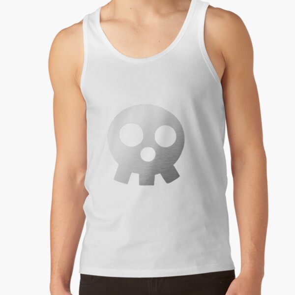 Silver Fire Force Skull Logo Tank Top RB2806 product Offical fire force Merch