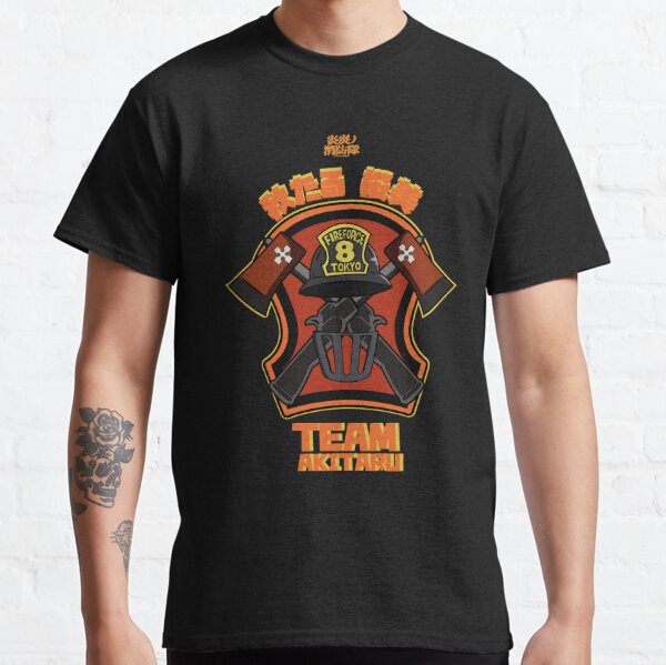 FIRE FORCE: TEAM AKITARU Classic T-Shirt RB2806 product Offical fire force Merch