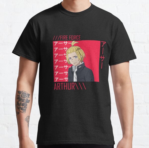 ARTHUR Anime Aesthetic // Fire Force Classic T-Shirt RB2806 product Offical fire force Merch