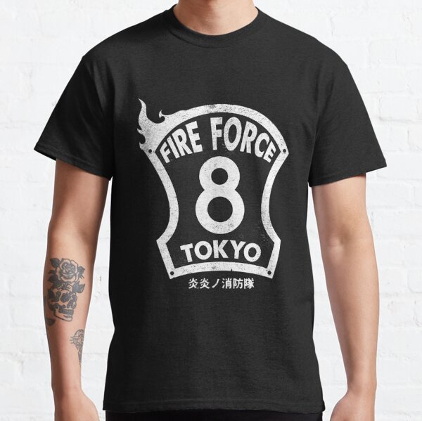 Anime Fire Force 8 Tokyo Classic T-Shirt RB2806 product Offical fire force Merch