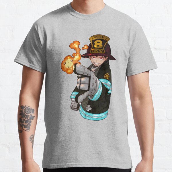 Shinra Kusakabe - Fire Force Classic T-Shirt RB2806 product Offical fire force Merch