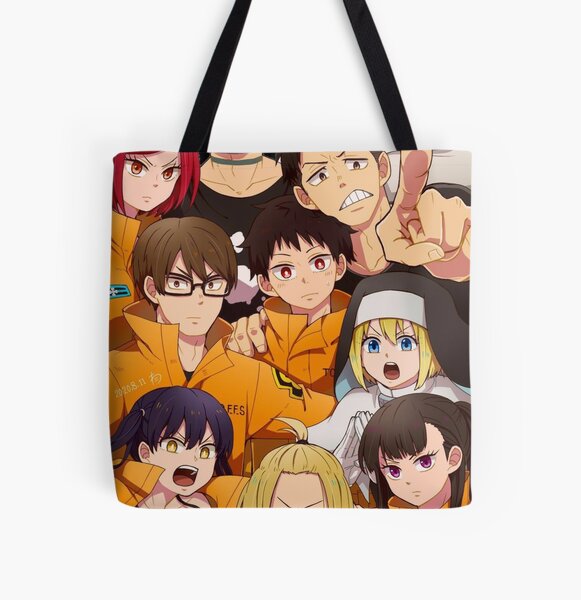 Fire Force Anime All Over Print Tote Bag RB2806 product Offical fire force Merch