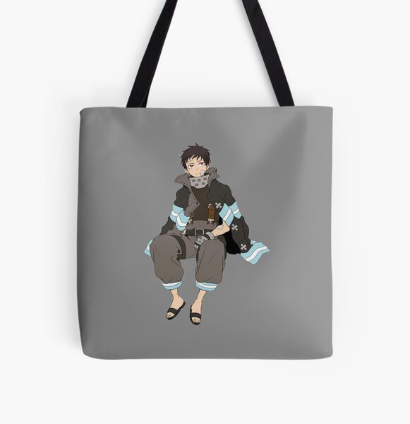 Shinra Kusakabe - Fire Force All Over Print Tote Bag RB2806 product Offical fire force Merch