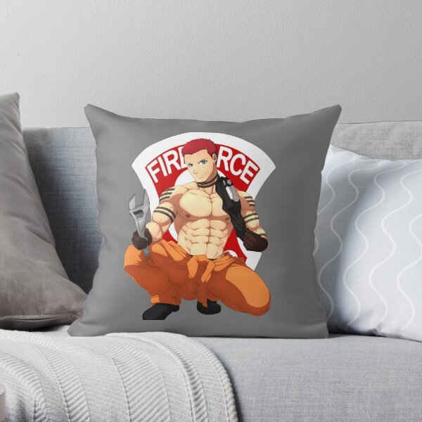 Fire Force  Throw Pillow RB2806 product Offical fire force Merch