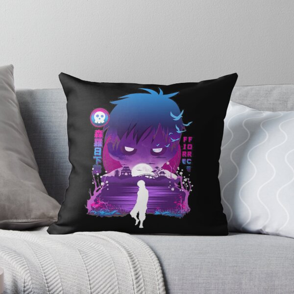Fire Force Shinra| Perfect Gift | Force gift Throw Pillow RB2806 product Offical fire force Merch