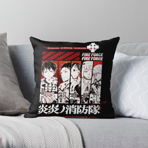 [ SALE ] Special Fire Force Company 8 Throw Pillow RB2806 product Offical fire force Merch