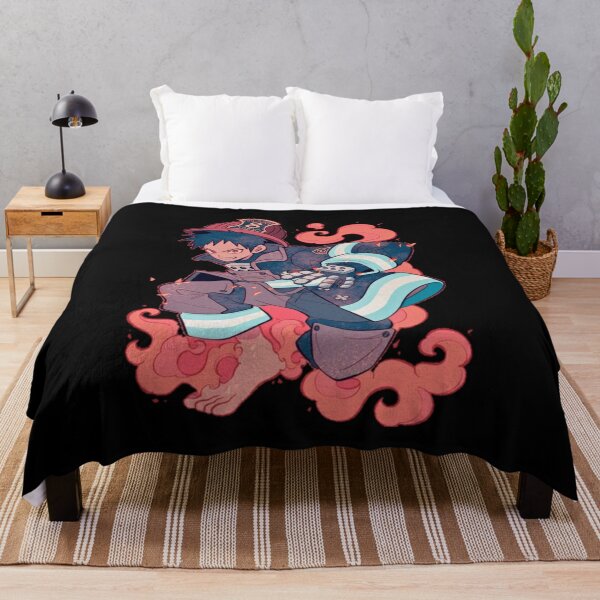 Fire Force Anime Throw Blanket RB2806 product Offical fire force Merch
