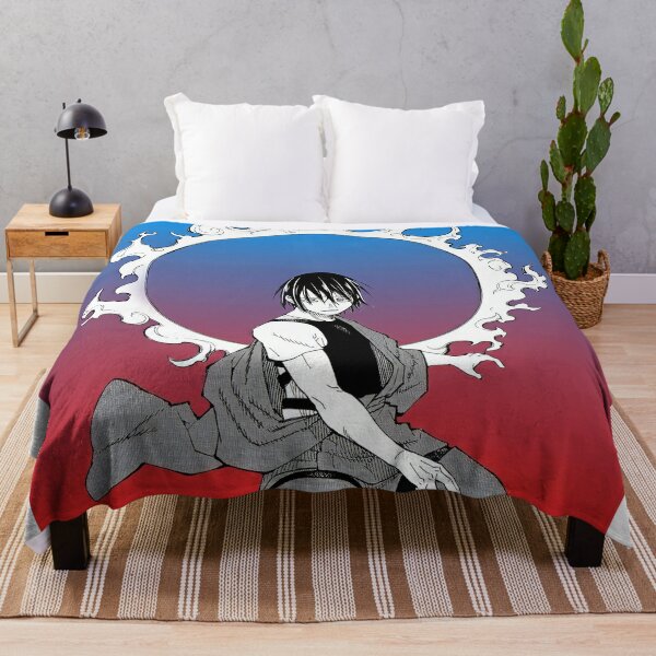Fire Force - Asakusa's King of Destruction Benimaru Throw Blanket RB2806 product Offical fire force Merch
