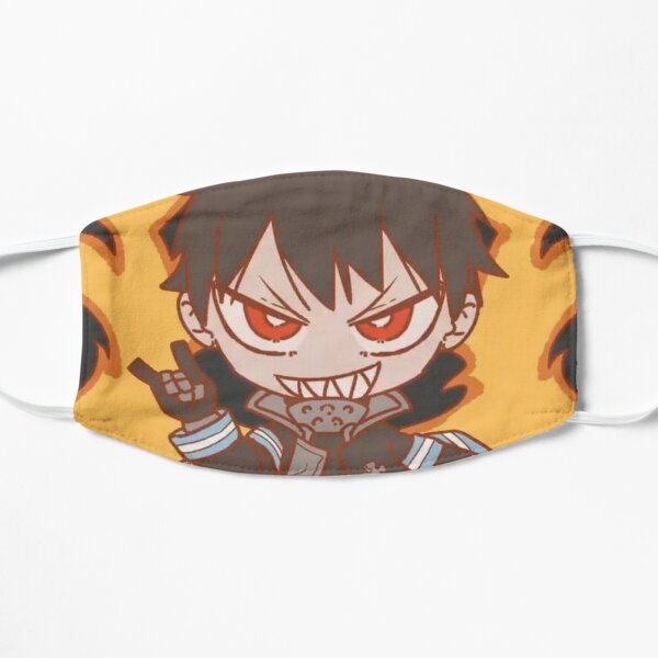 Fire Force Anime Flat Mask RB2806 product Offical fire force Merch
